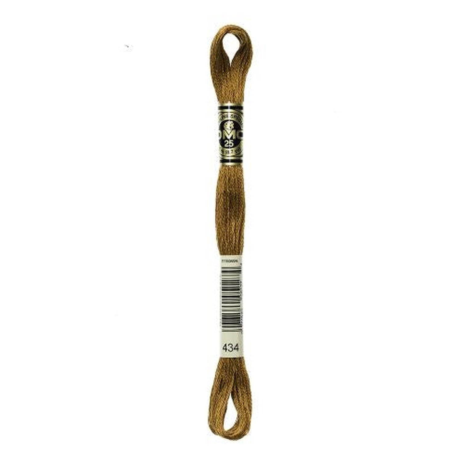 DMC 434 Light Brown Stranded Cotton Embroidery Floss