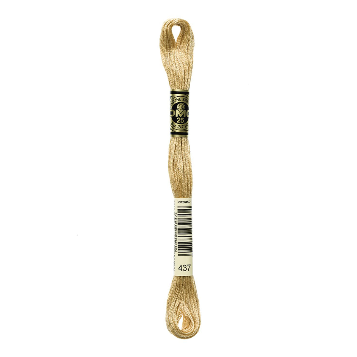 DMC Stranded Cotton 100g Cone 437 Tan Light (Art 5214)