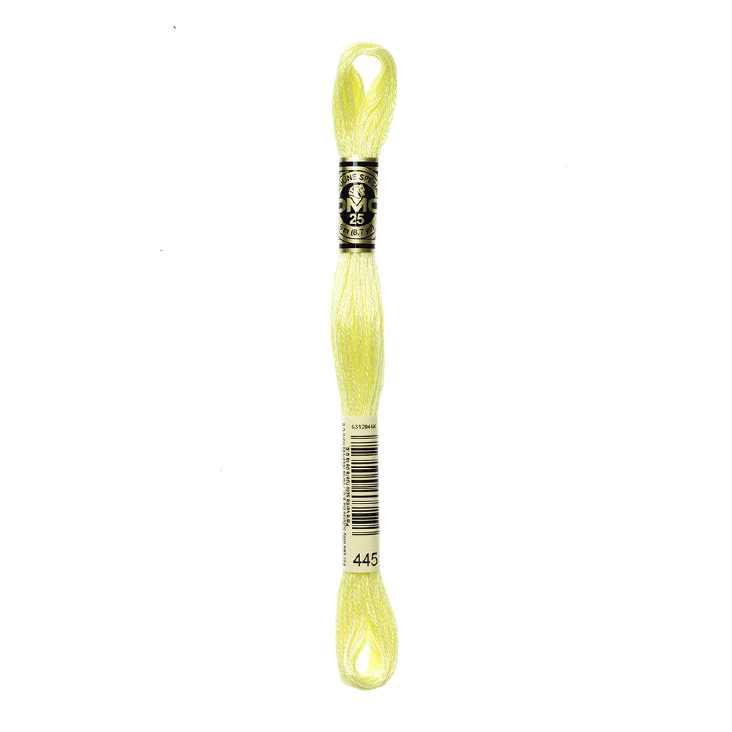 DMC Stranded Cotton 100g Cone 445 Lemon Light (Art 5214)