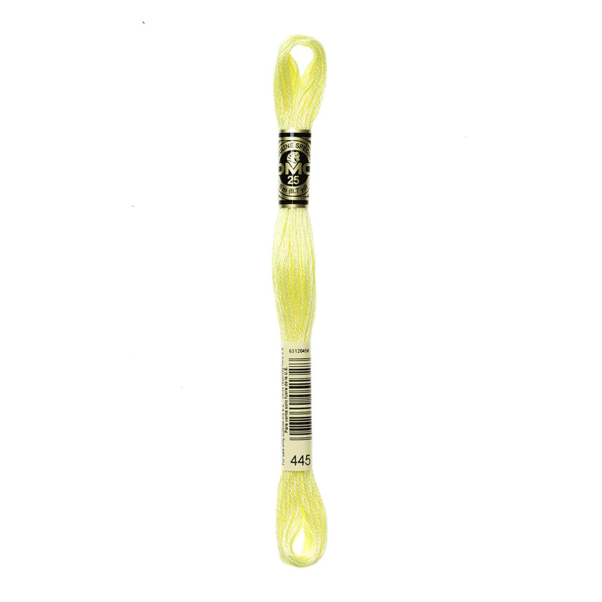 DMC Stranded Cotton 100g Cone 445 Lemon Light (Art 5214)