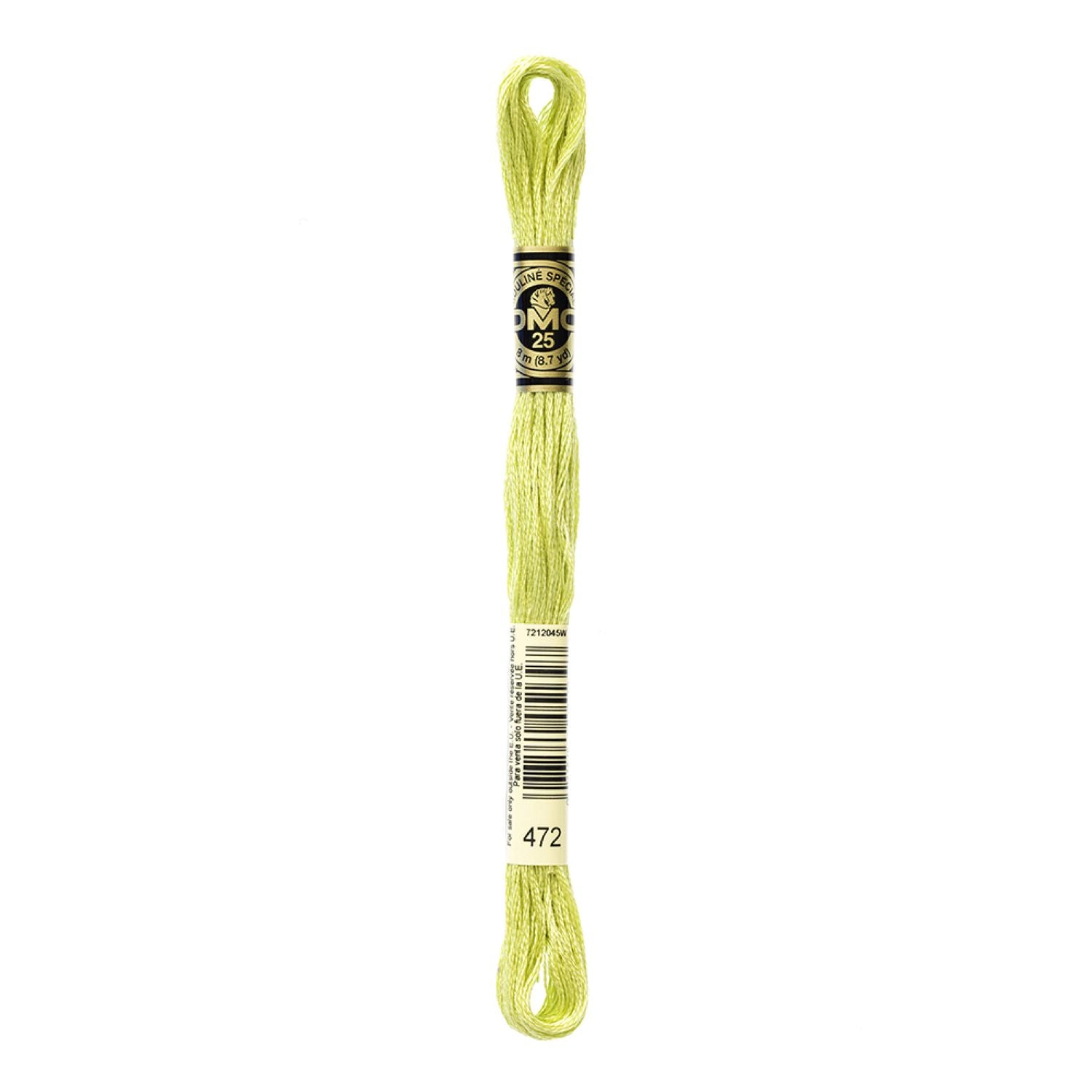 DMC Stranded Cotton 100g Cone 472 Avocado Grn U Lt (Art 5214)