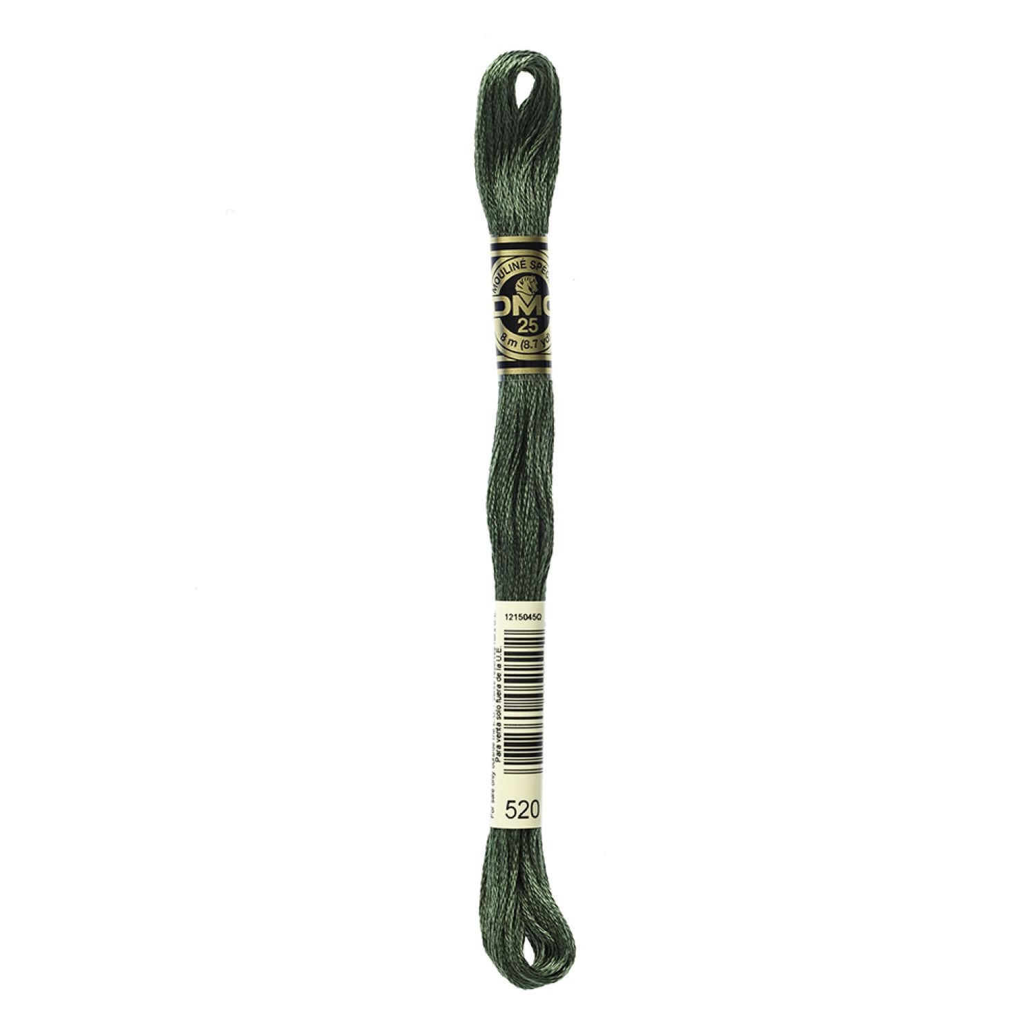 DMC Stranded Cotton 100g Cone 520 Fern Green Dark (Art 5214)