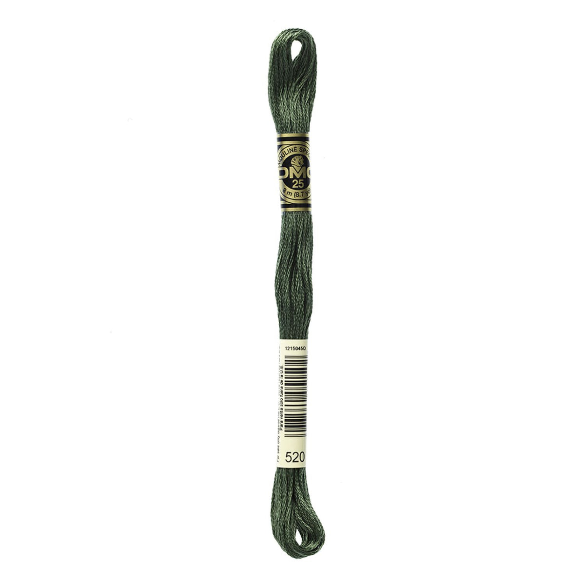 DMC Stranded Cotton 100g Cone 520 Fern Green Dark (Art 5214)