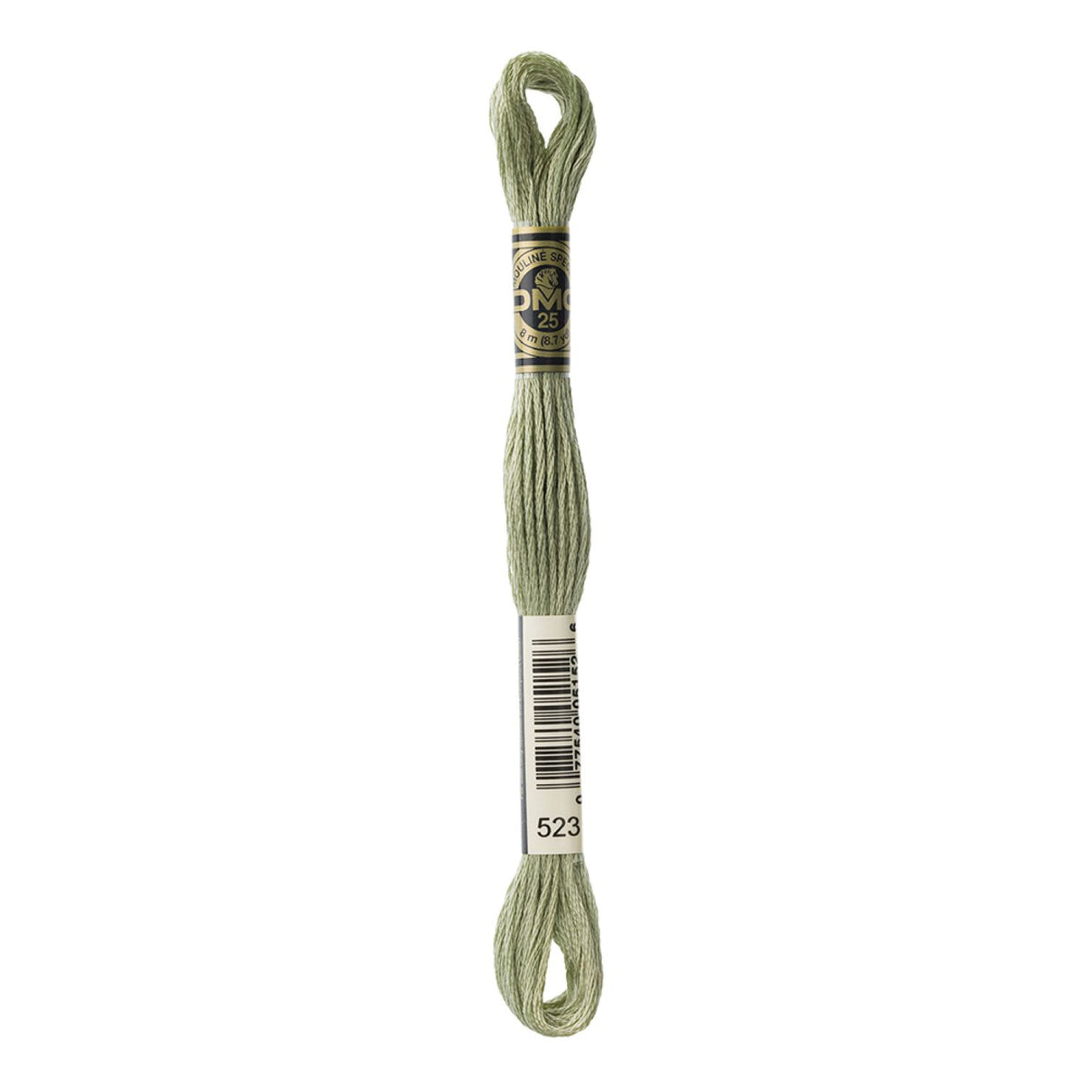 DMC Stranded Cotton 100g Cone 523 Fern Green Lt (Art 5214)