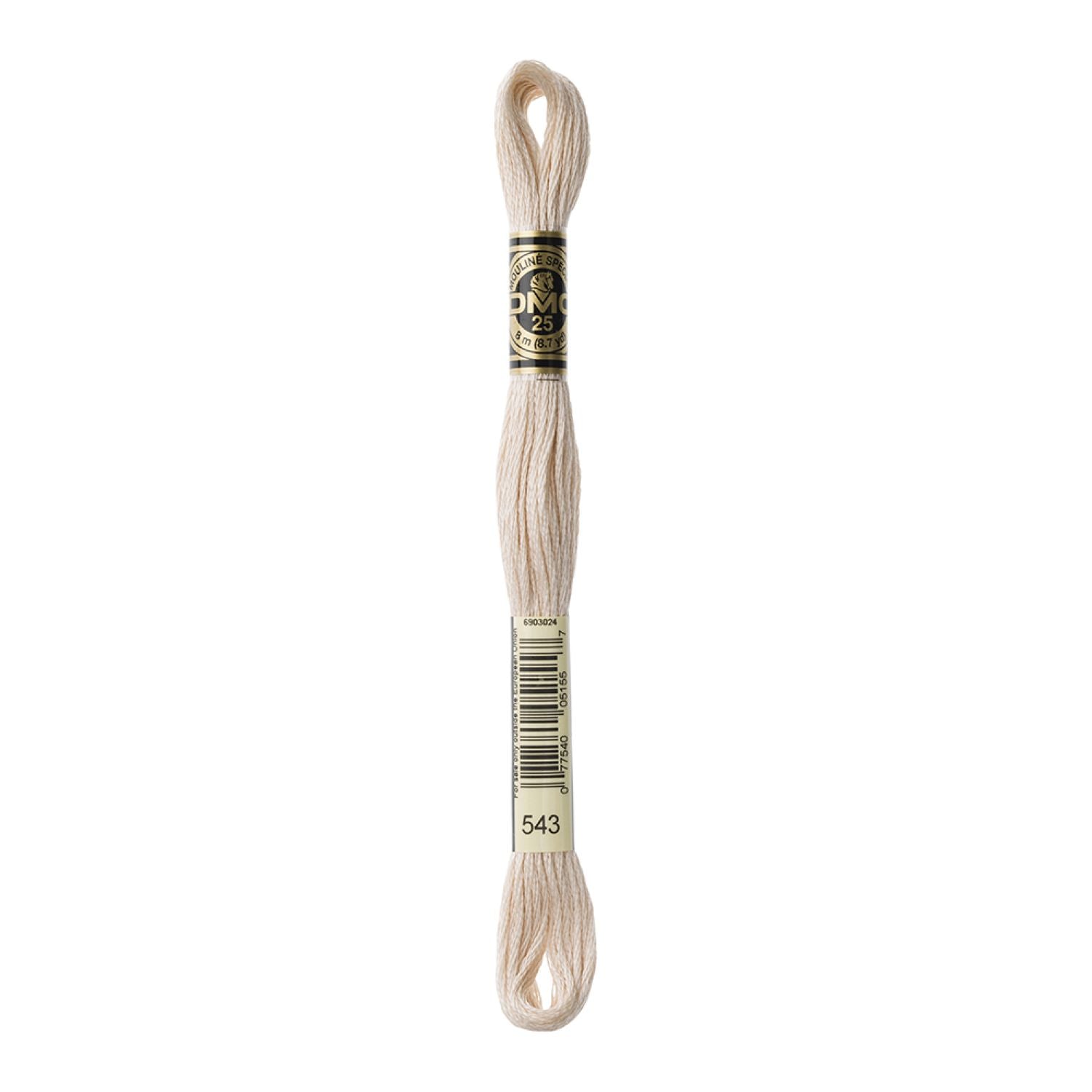 DMC Stranded Cotton 100g Cone 543 Beige Brown Ult Vy Lt (Art 5214)