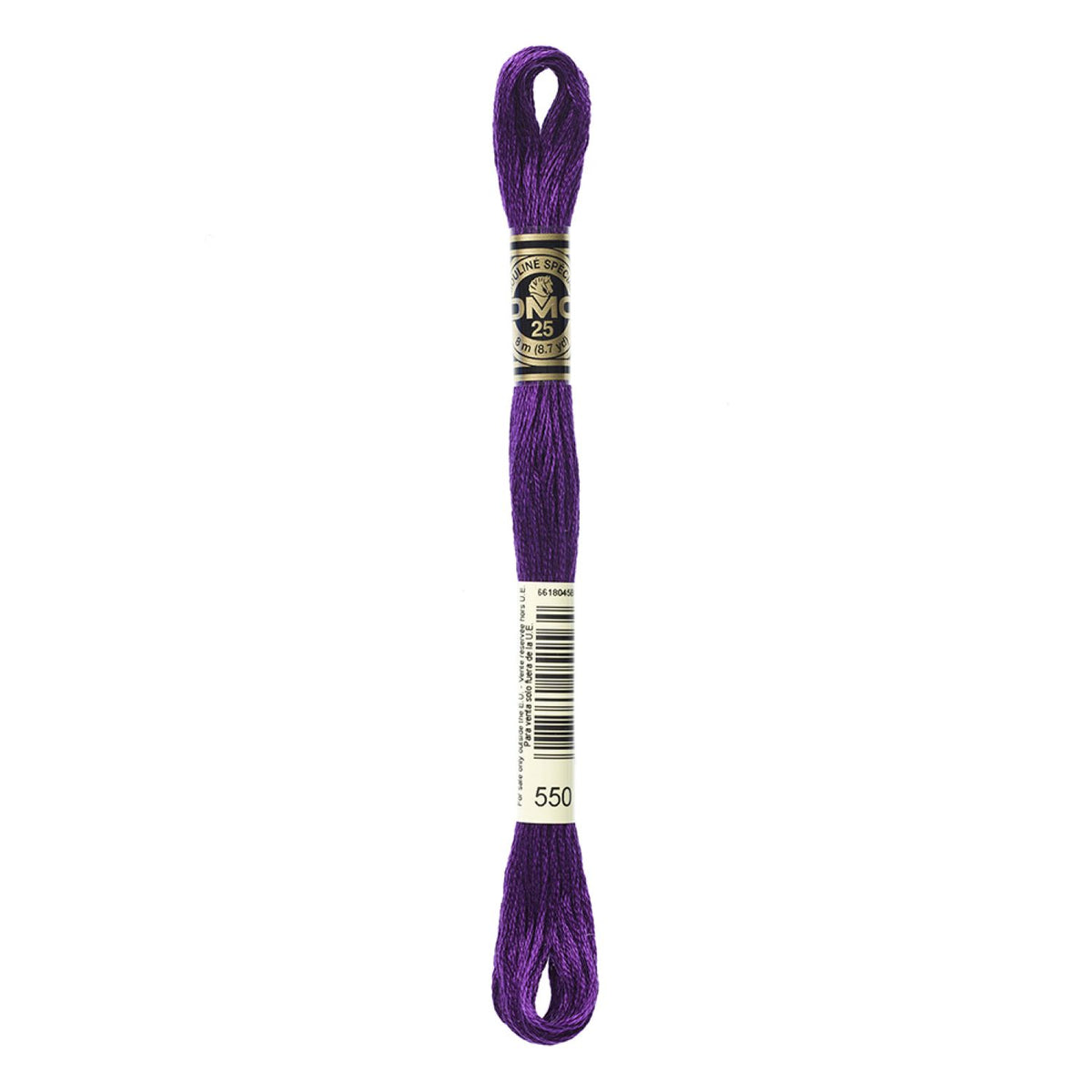 DMC Stranded Cotton 100g Cone 550 Violet Very Dark (Art 5214)
