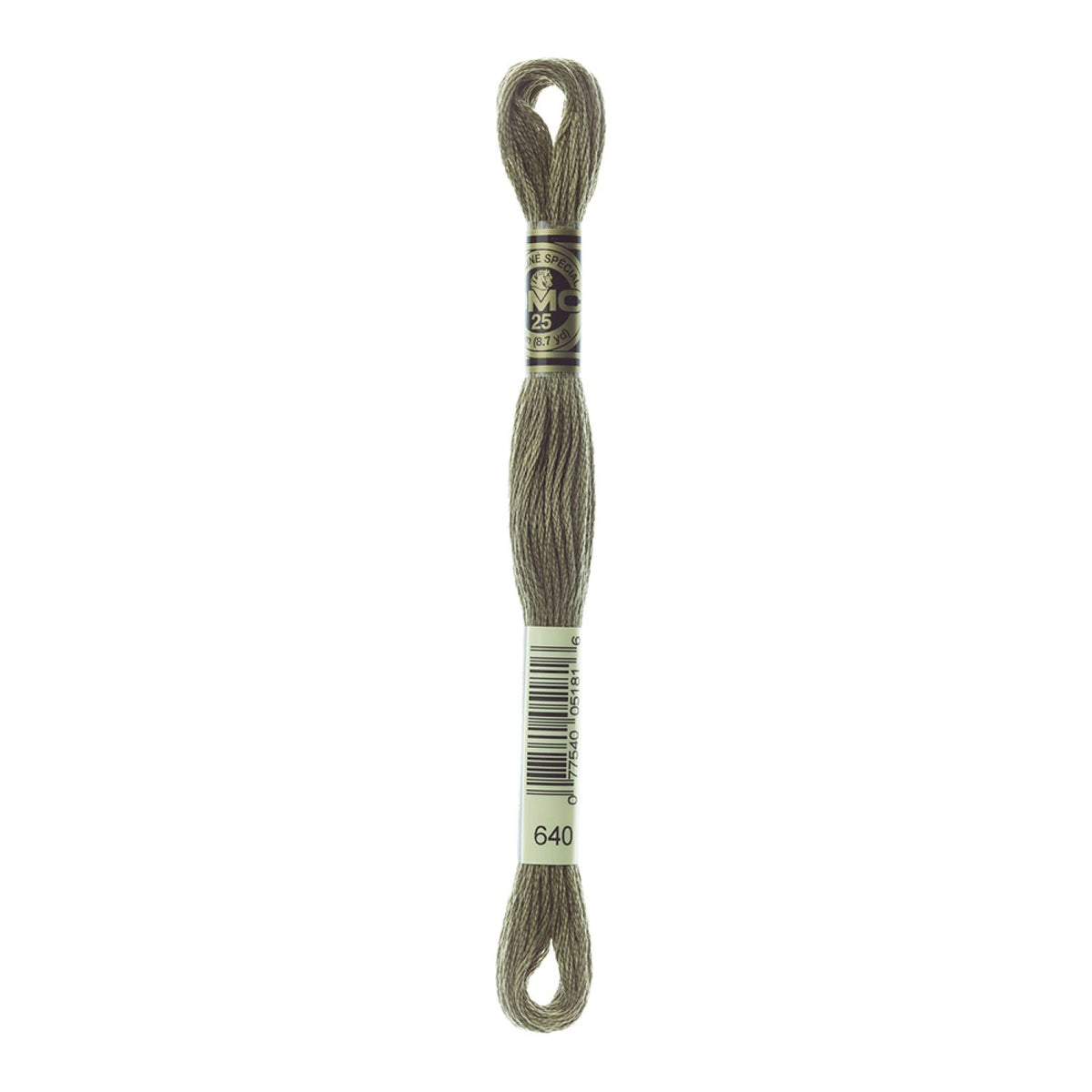 DMC Stranded Cotton 100g Cone 640 Beige Gray Vy Dk (Art 5214)