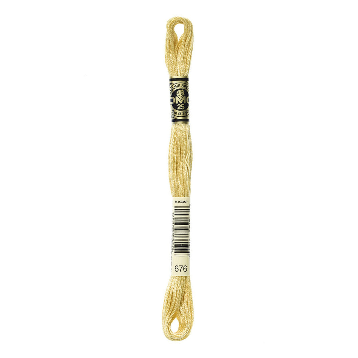 DMC Stranded Cotton 100g Cone 676 Old Gold Lt (Art 5214)