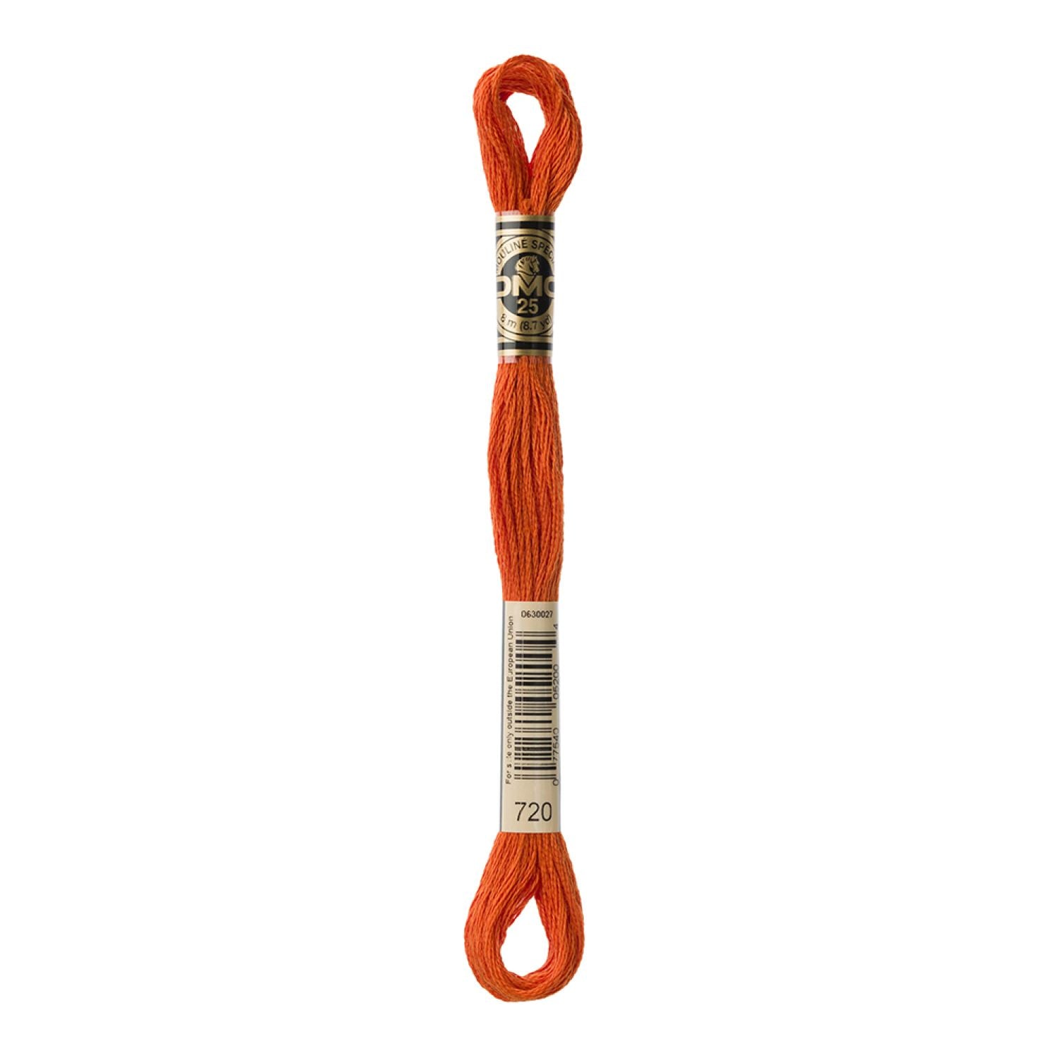 DMC Stranded Cotton 100g Cone 720 Orange Spice Dark (Art 5214)