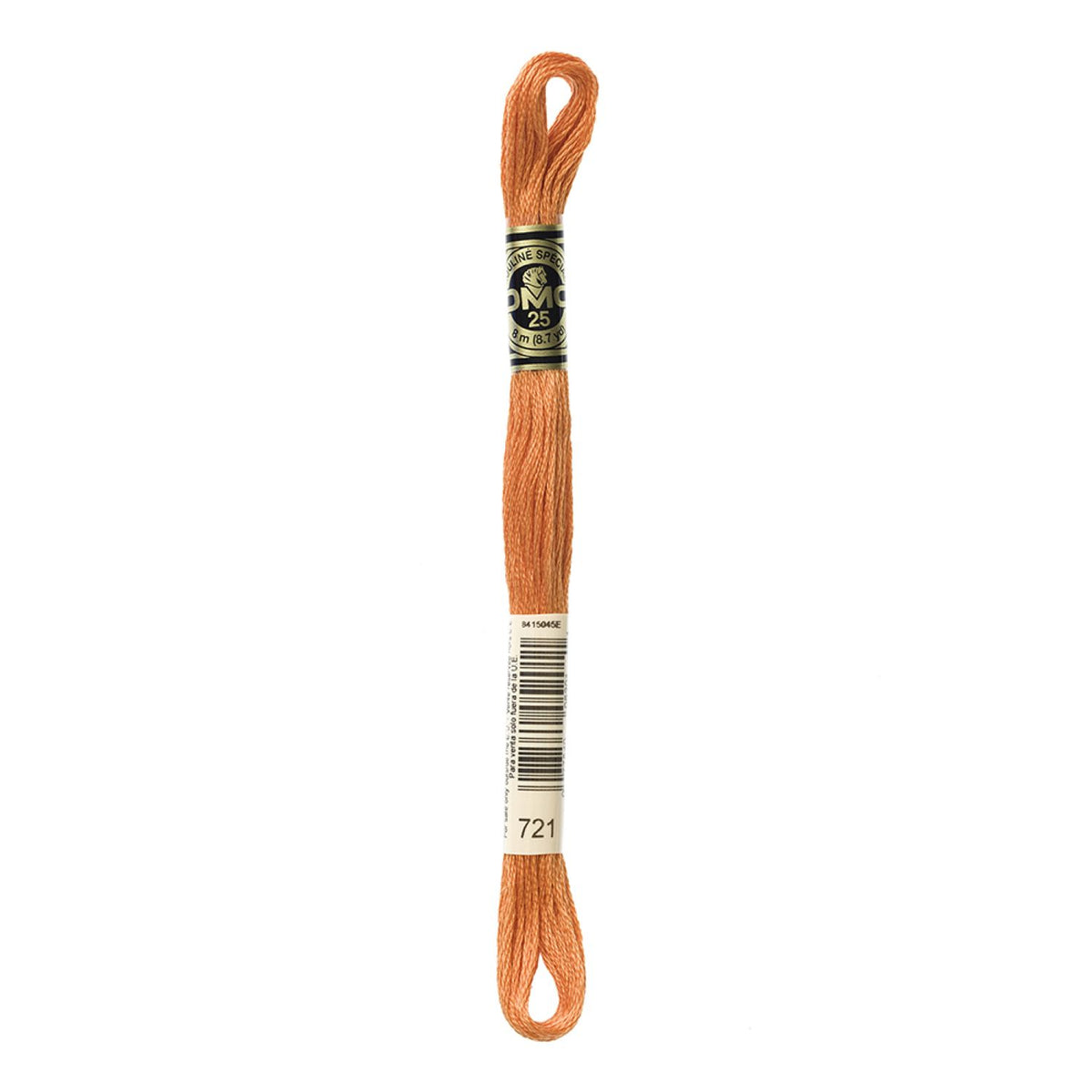DMC Stranded Cotton 100g Cone 721 Orange Spice Med (Art 5214)