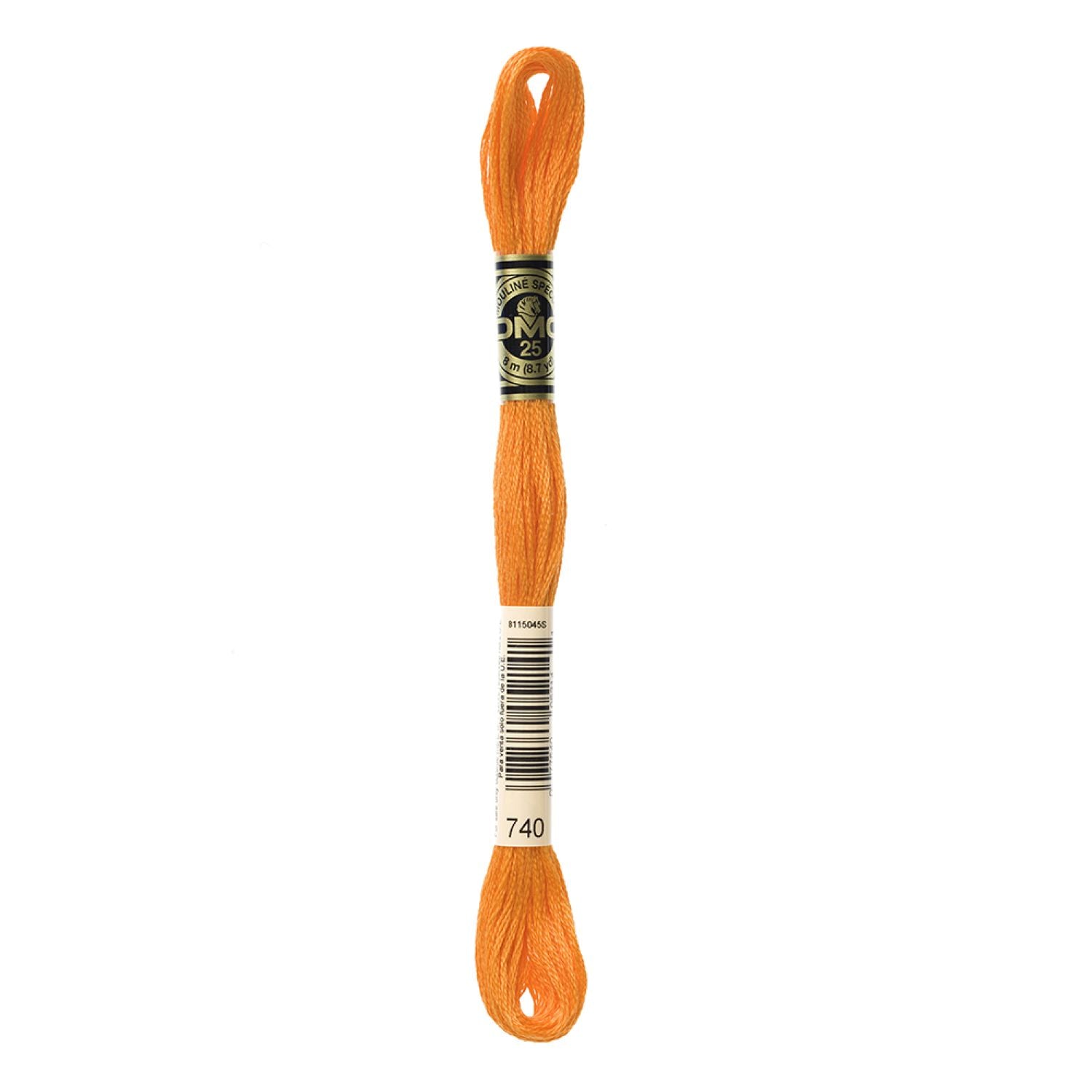 DMC Stranded Cotton 100g Cone 740 Tangerine (Art 5214)