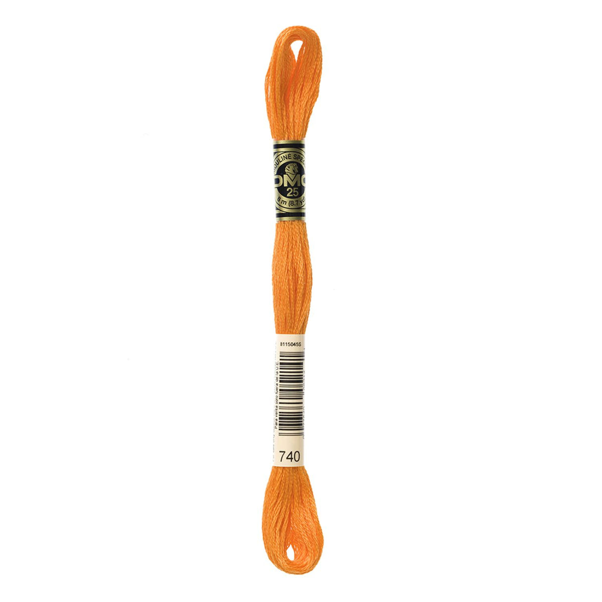 DMC Stranded Cotton 100g Cone 740 Tangerine (Art 5214)