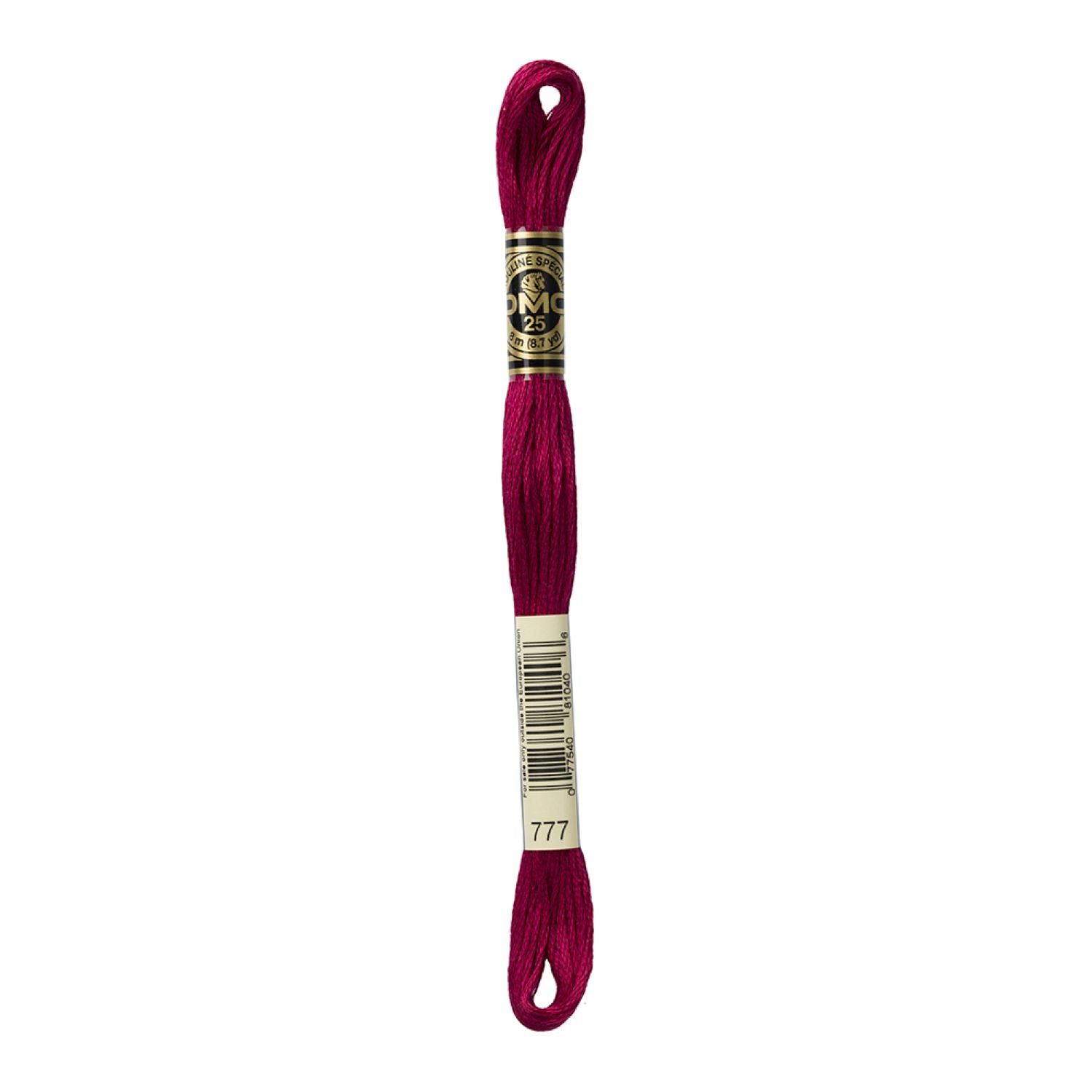 DMC Stranded Cotton 100g Cone 777 Raspberry Very Dark (Art 5214)