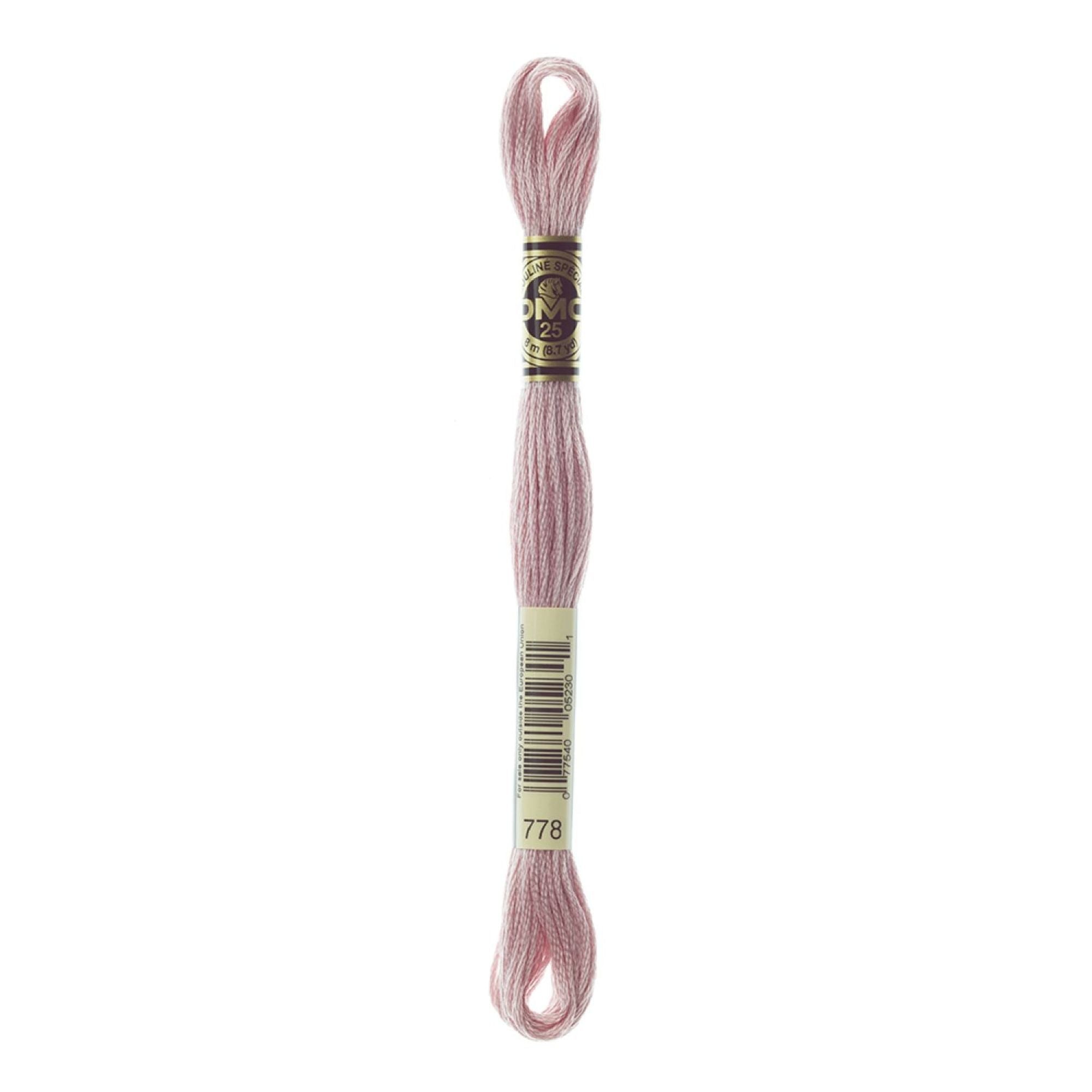 DMC Stranded Cotton 100g Cone 778 Antique Mauve Vy Lt (Art 5214)