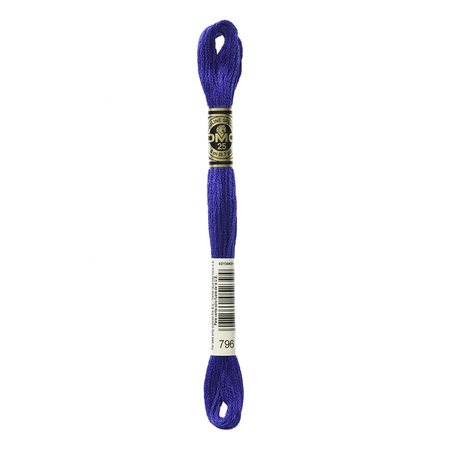 DMC Stranded Cotton 100g Cone 796 Royal Blue Dark (Art 5214)