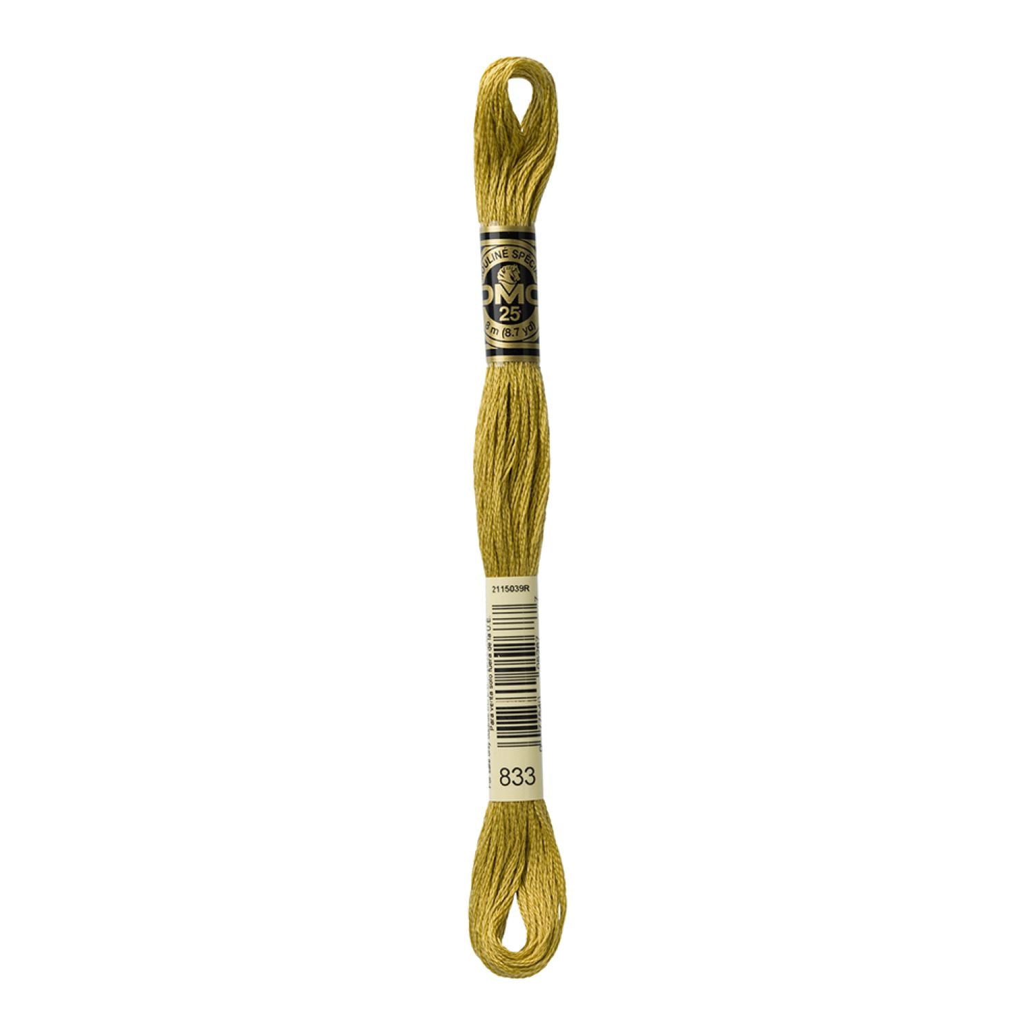 DMC Stranded Cotton 100g Cone 833 Golden Olive Lt (Art 5214)