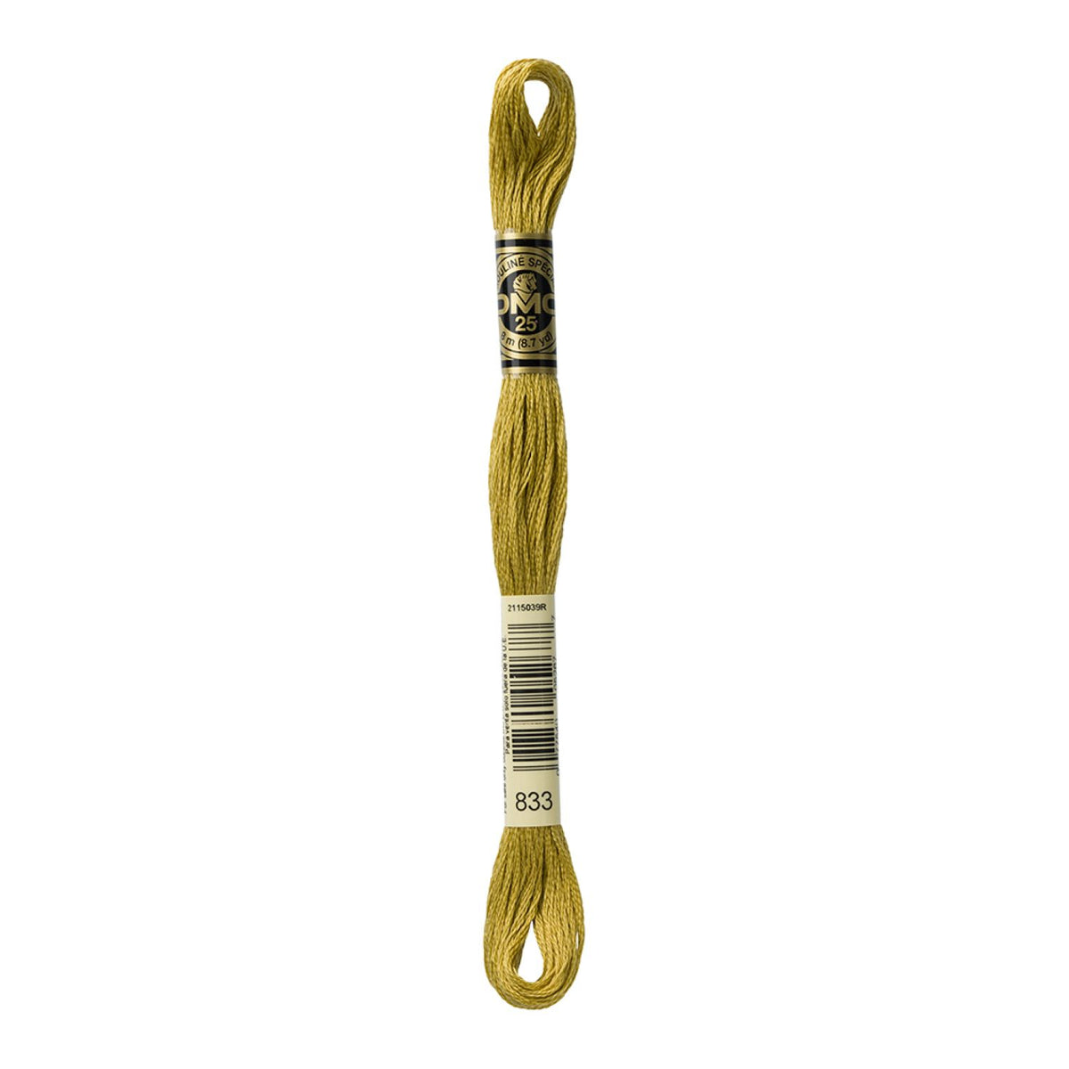 DMC Stranded Cotton 100g Cone 833 Golden Olive Lt (Art 5214)