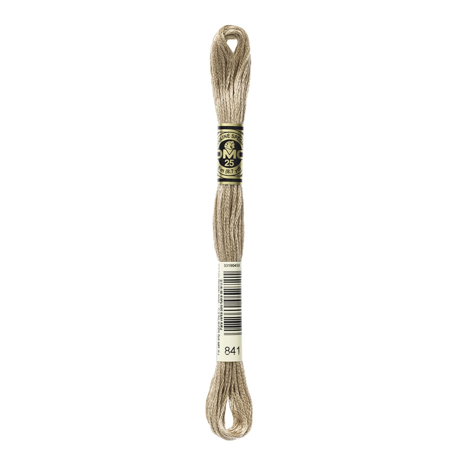 DMC Stranded Cotton 100g Cone 841 Beige Brown Lt (Art 5214)