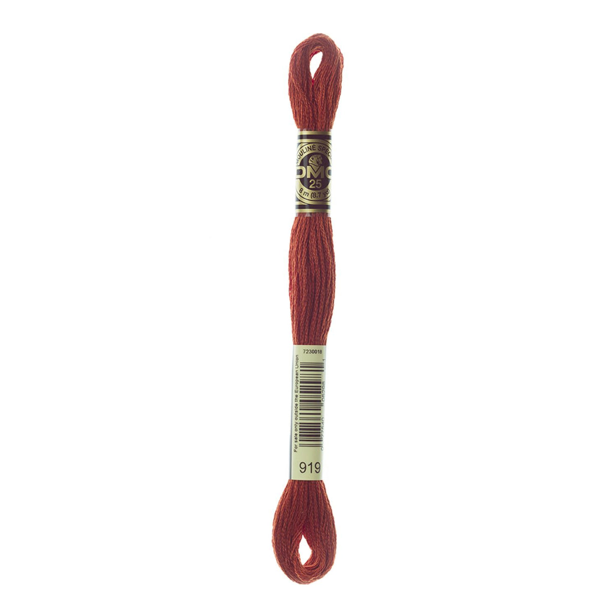 DMC Stranded Cotton 100g Cone 919 Red-Copper (Art 5214)