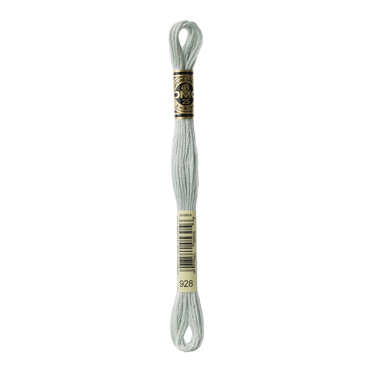 DMC Stranded Cotton 100g Cone 928 Gray Green Vy Lt (Art 5214)