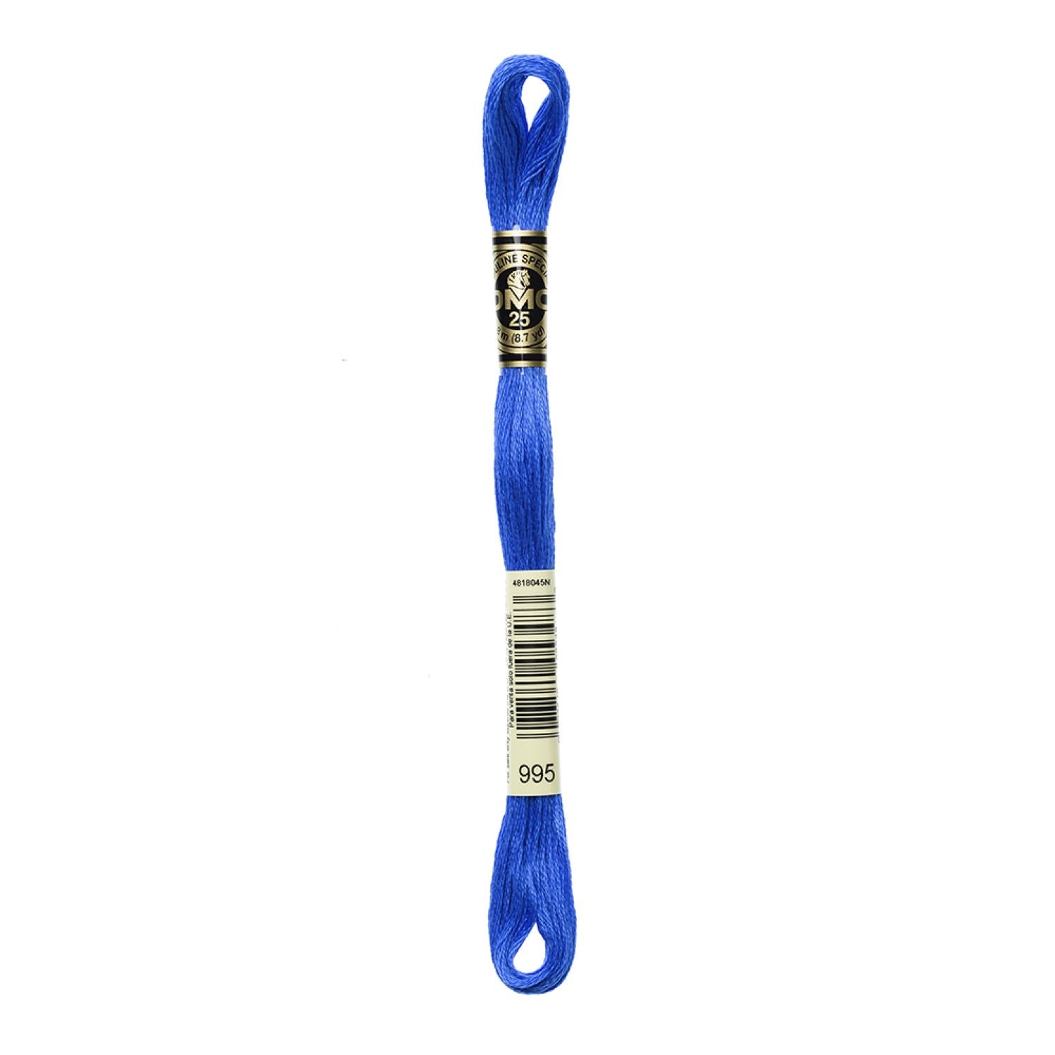 DMC Stranded Cotton 100g Cone 995 Electric Blue Dark (Art 5214)