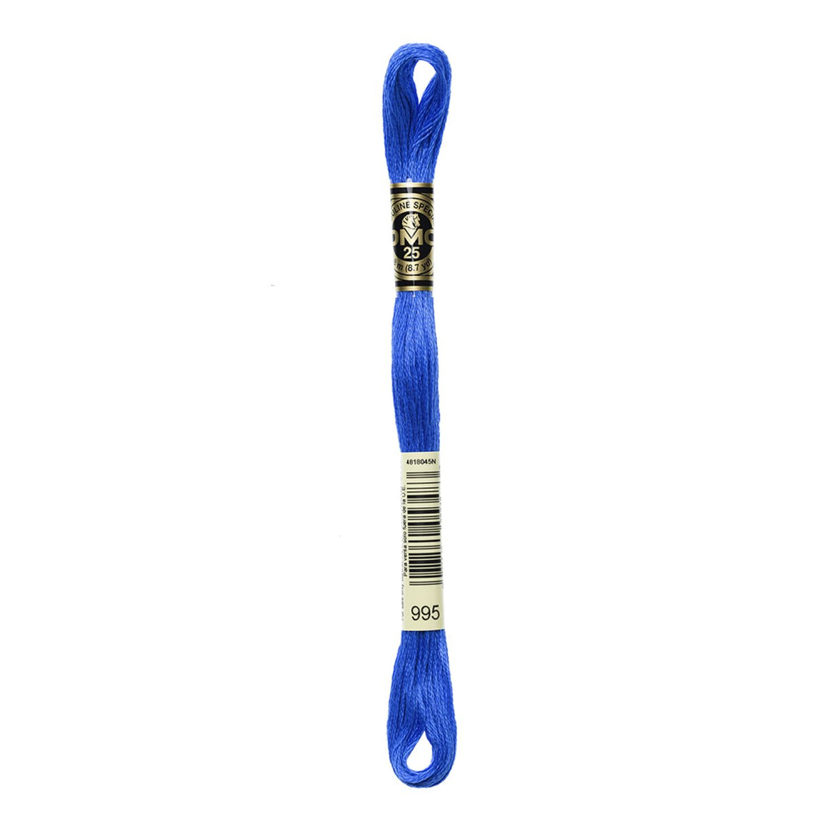 DMC Stranded Cotton 100g Cone 995 Electric Blue Dark (Art 5214)