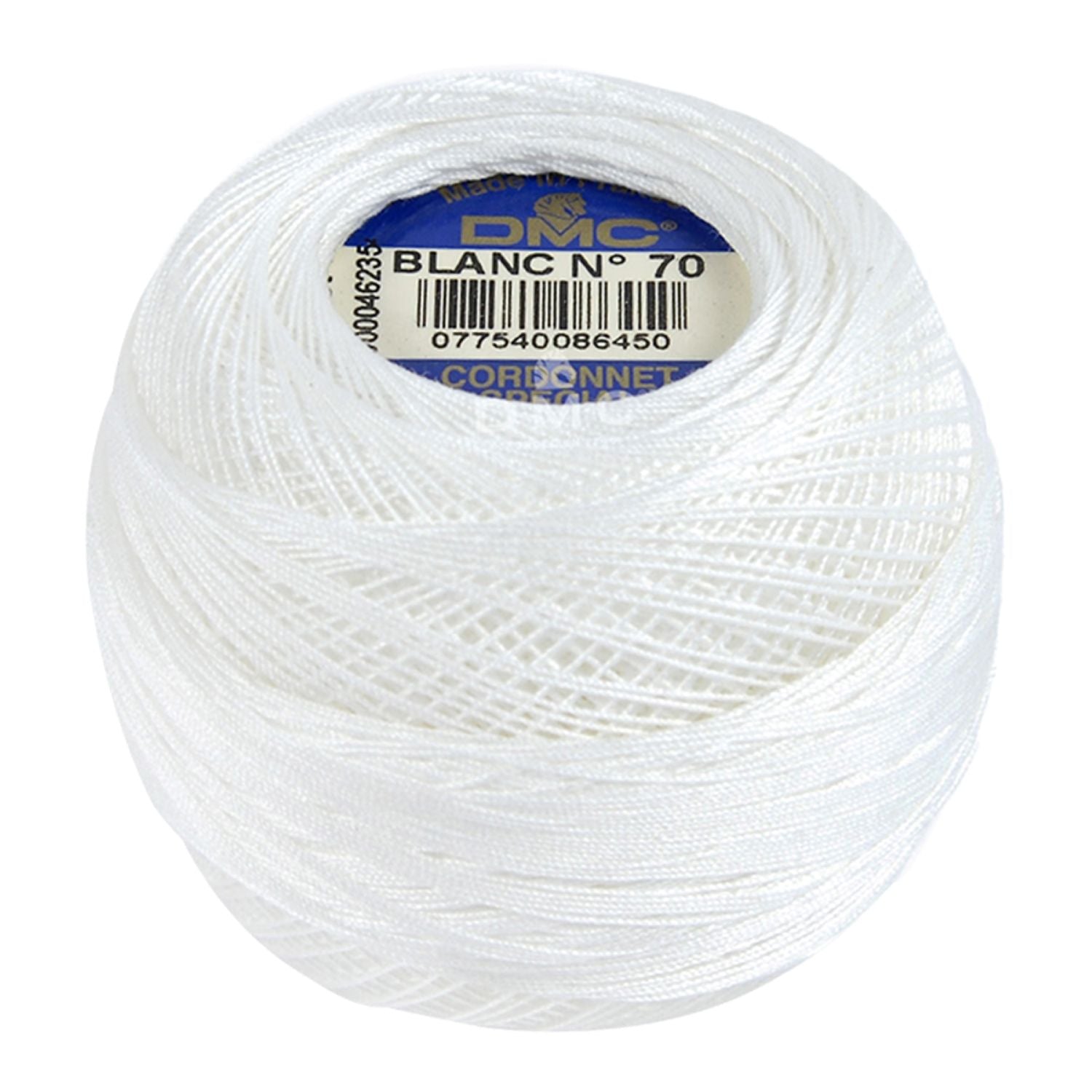 DMC Cordonnet Special Crochet Cotton No.70 White (WHITE) (20g Ball)