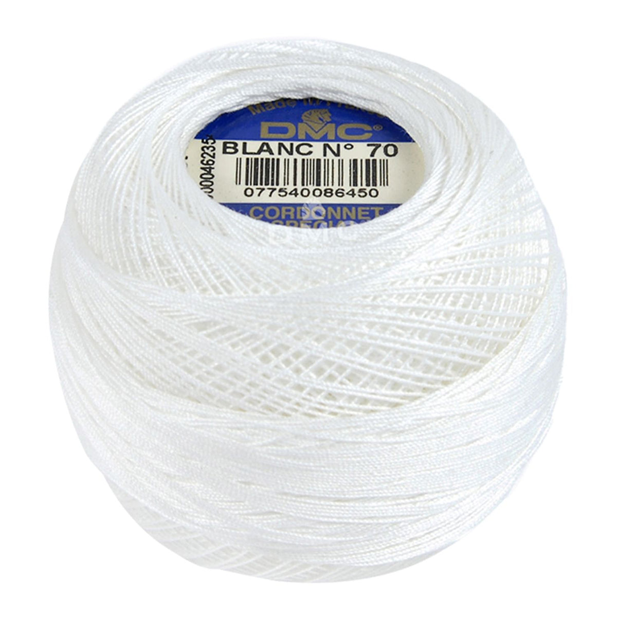 DMC Cordonnet Special Crochet Cotton No.70 White (WHITE) (20g Ball)