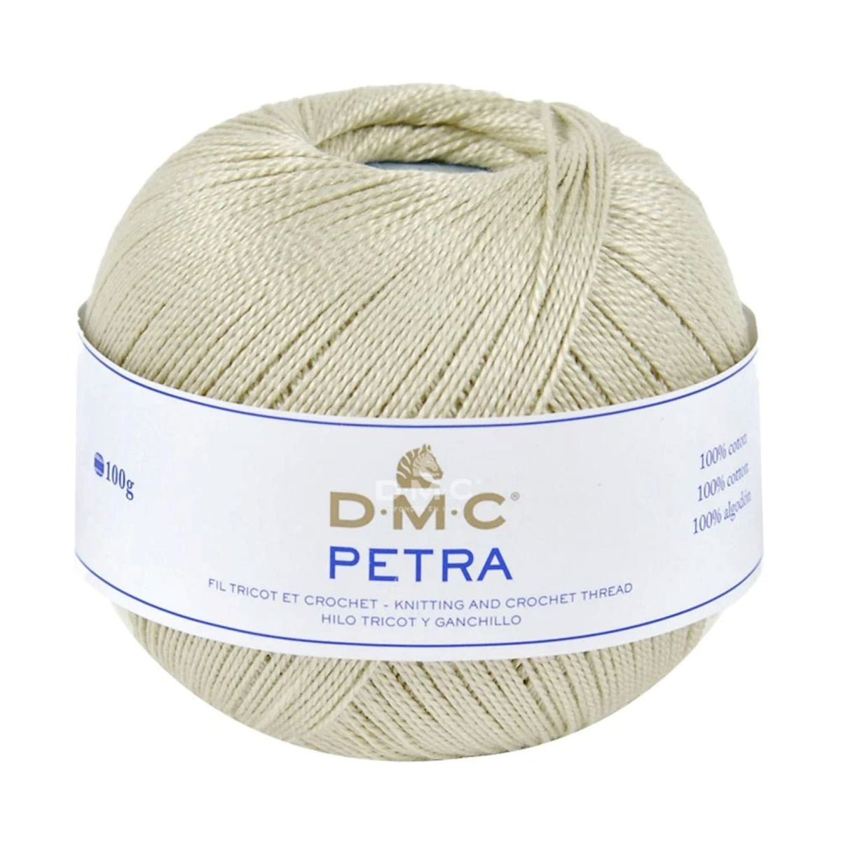 DMC Petra Crochet Cotton No.8 ECRU  (100g Ball)