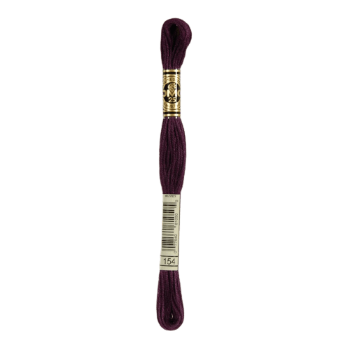 DMC 154 Very Dark Grape Stranded Cotton Embroidery Floss