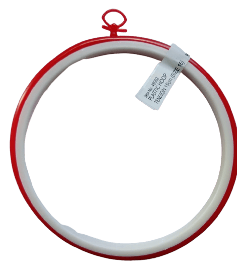 15cm plastic embroidery hoop - Crafty Hobbies Australia