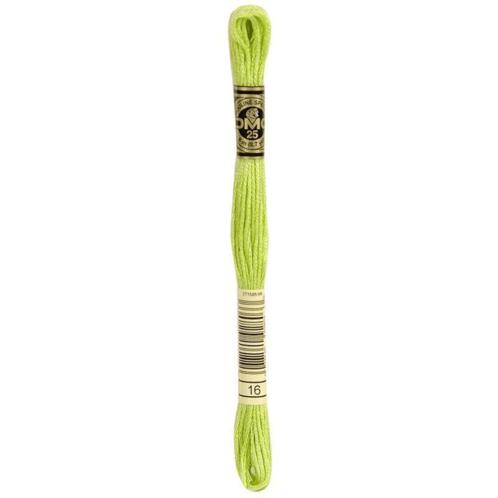 DMC 16 Green Glow Stranded Cotton Embroidery Floss