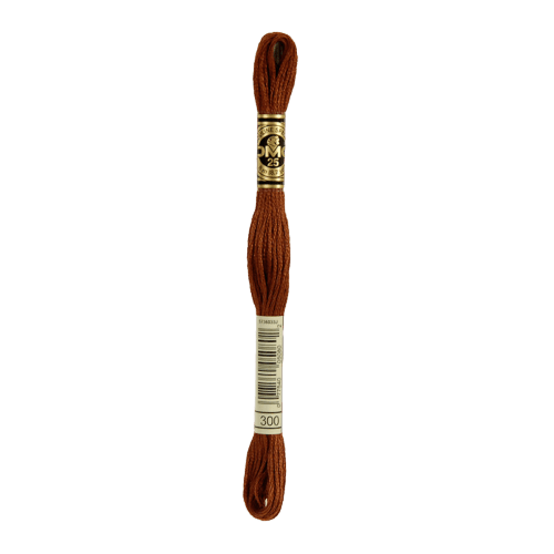 DMC 300 Medium Mahogany Stranded Cotton Embroidery Floss