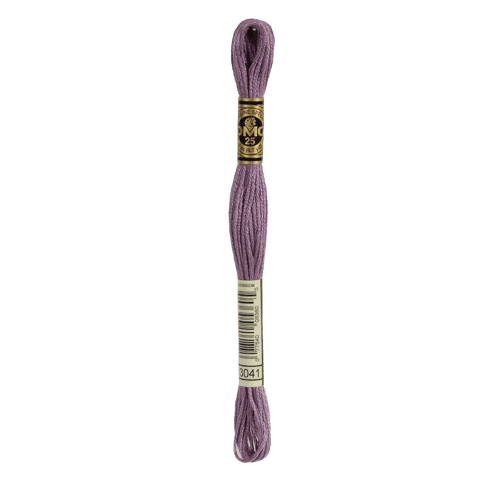 DMC 3041 Medium Antique Violet Stranded Cotton Embroidery Floss