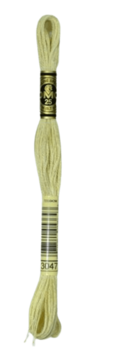 DMC 3047 Light Yellow Beige Stranded Cotton Embroidery Floss