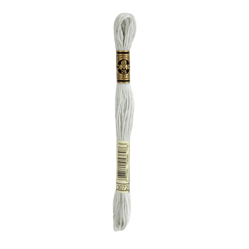 DMC 3072 Very Light Beaver Grey Stranded Cotton Embroidery Floss