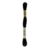 DMC 310 Black Stranded Cotton Embroidery Floss