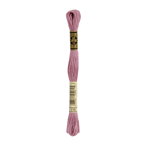 DMC 316 Medium Antique Mauve Stranded Cotton Embroidery Floss