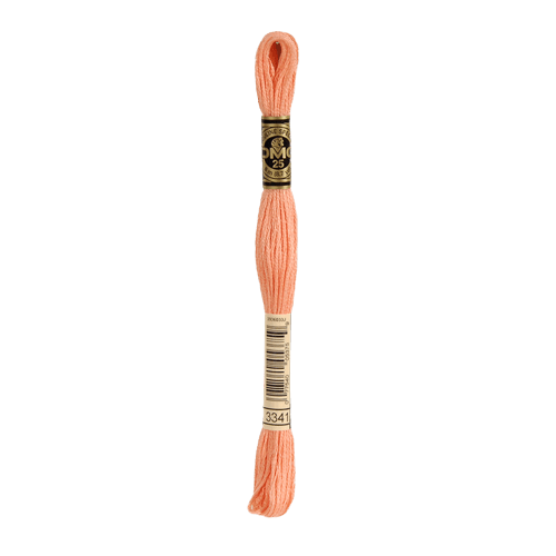 DMC 3341 Apricot Stranded Cotton Embroidery Floss