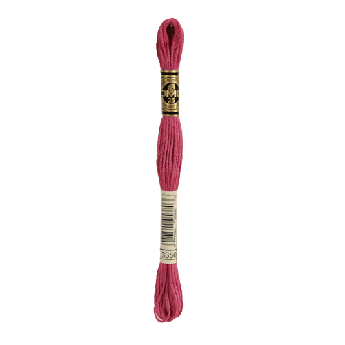 DMC 3350 Ultra Dark Dusty Rose Stranded Cotton Embroidery Floss