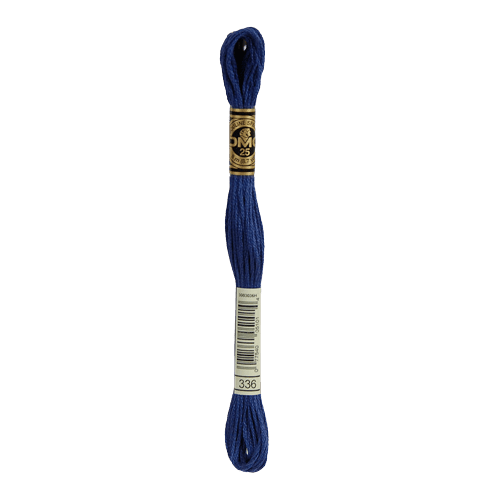 DMC 336 Navy Blue Stranded Cotton Embroidery Floss