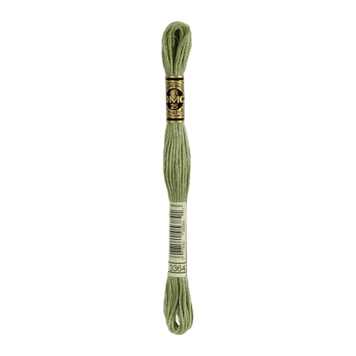 DMC 3364 Pine Green Stranded Cotton Embroidery Floss