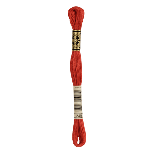 DMC 349 Dark Coral Stranded Cotton Embroidery Floss