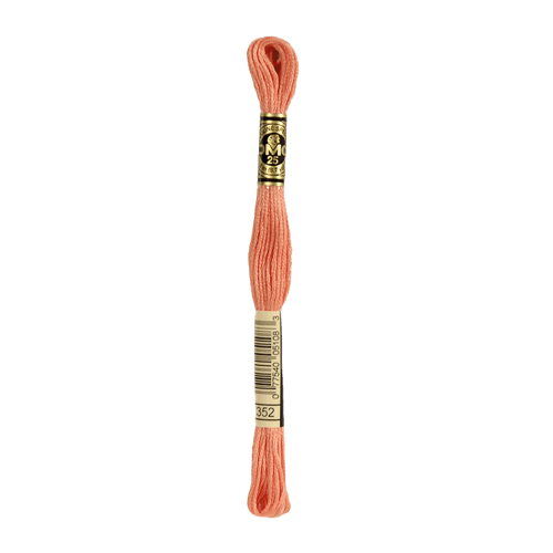 DMC 352 Light Coral Stranded Cotton Embroidery Floss