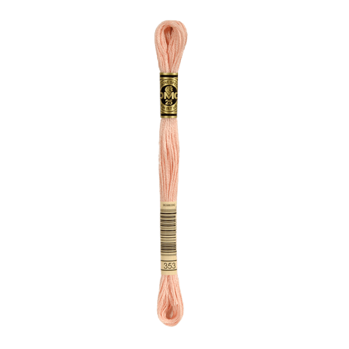 DMC 353 Peach Stranded Cotton Embroidery Floss