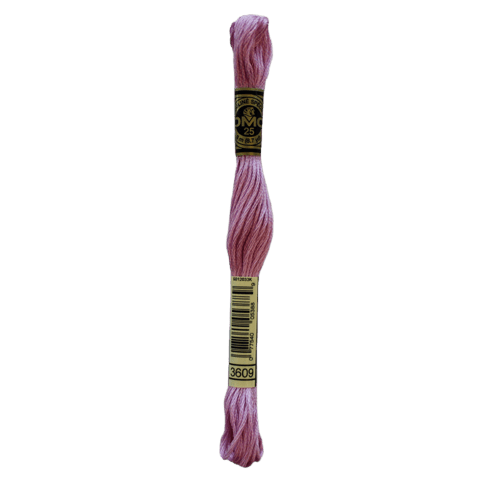 DMC 3609 Ultra Light Plum Stranded Cotton Embroidery Floss