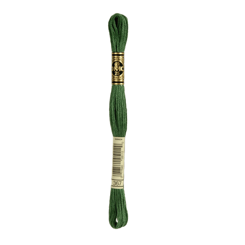 DMC 367 Dark Pistachio Green Stranded Cotton Embroidery Floss