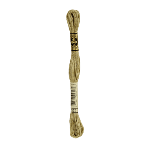 DMC 372 Light Mustard Stranded Cotton Embroidery Floss