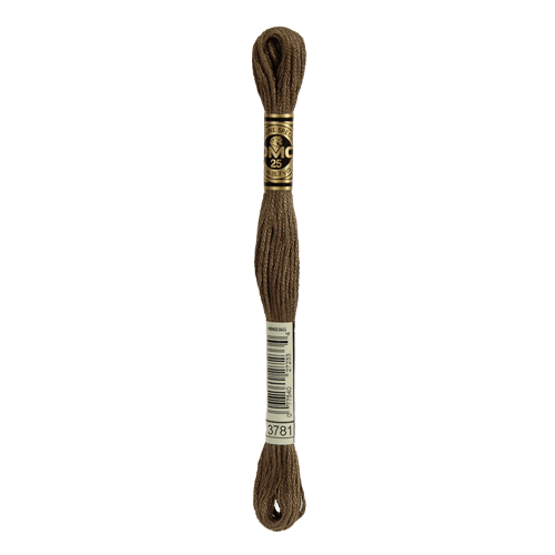 DMC 3781 Dark Mocha Brown Stranded Cotton Embroidery Floss