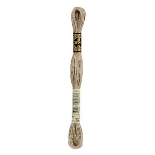 DMC 3782 Light Mocha Brown Stranded Cotton Embroidery Floss